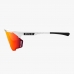 &Oacute;culos Scicon Aeroshade Kunken Branco Lente Vermelho