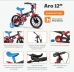 Bicicleta Nathor Princesas Disney Aro 12