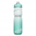 Garrafa CamelBak Podium Chill 710 ml- Azul e branco