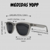 Óculos Casual Yopp- Roxa c/ Lente Roxa