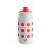 Garrafa de Ciclismo Elite Fly Tour de France 550ml- Bolinhas Vermelhas