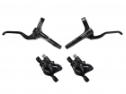 Par Freio A Disco Hidráulico Shimano Mt200