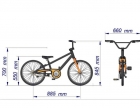 Bicicleta Infantil Aro 20 Nathor Lovely