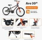 Bicicleta Infantil Aro 20 Nathor Lovely