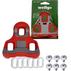 Taco Pedal Speed Wellgo Rc7 Look Kéo- Vermelho 6 Graus