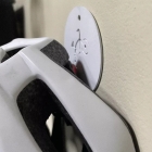 Suporte De Parede Bicicleta Decora Bike Horizontal Pendurar- Branco