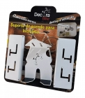 Suporte De Parede Bicicleta Decora Bike Horizontal Pendurar- Branco