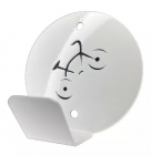 Suporte De Parede Bicicleta Decora Bike Horizontal Pendurar- Branco