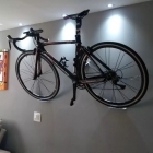 Suporte De Parede Bicicleta Decora Bike Horizontal Pendurar- Branco