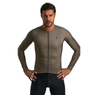 Camisa Free Force Training Manga Longa- Marrom Mousse